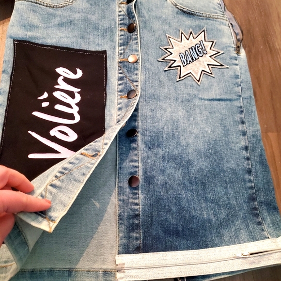 NWT - Le Volière Denim Pencil Skirt - Picture 12 of 16